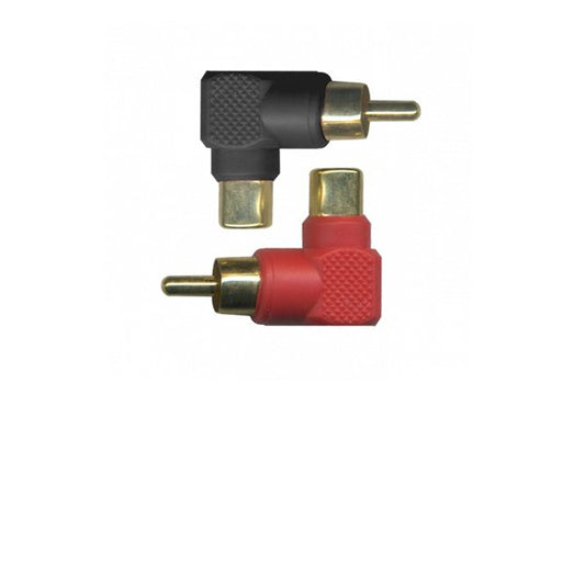 Short Right Angle RCA Adaptor