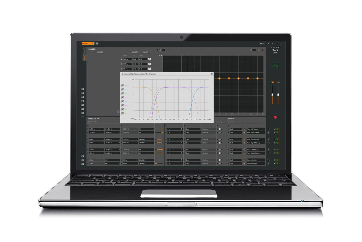 JL Audio TwK-88 System Tuning DSP controlled by TüN software, 8-ch. Analog & Digital Inputs / 8-ch. Analog Outputs