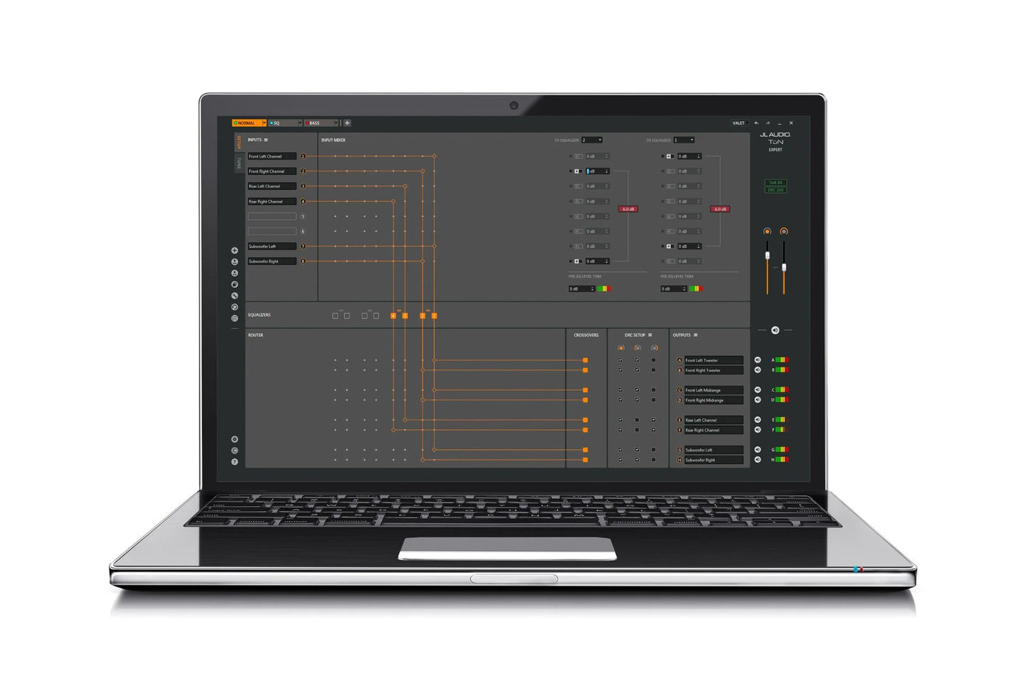 JL Audio TwK-88 System Tuning DSP controlled by TüN software, 8-ch. Analog & Digital Inputs / 8-ch. Analog Outputs