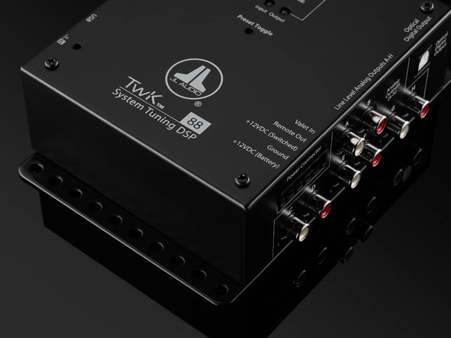 JL Audio TwK-88 System Tuning DSP controlled by TüN software, 8-ch. Analog & Digital Inputs / 8-ch. Analog Outputs