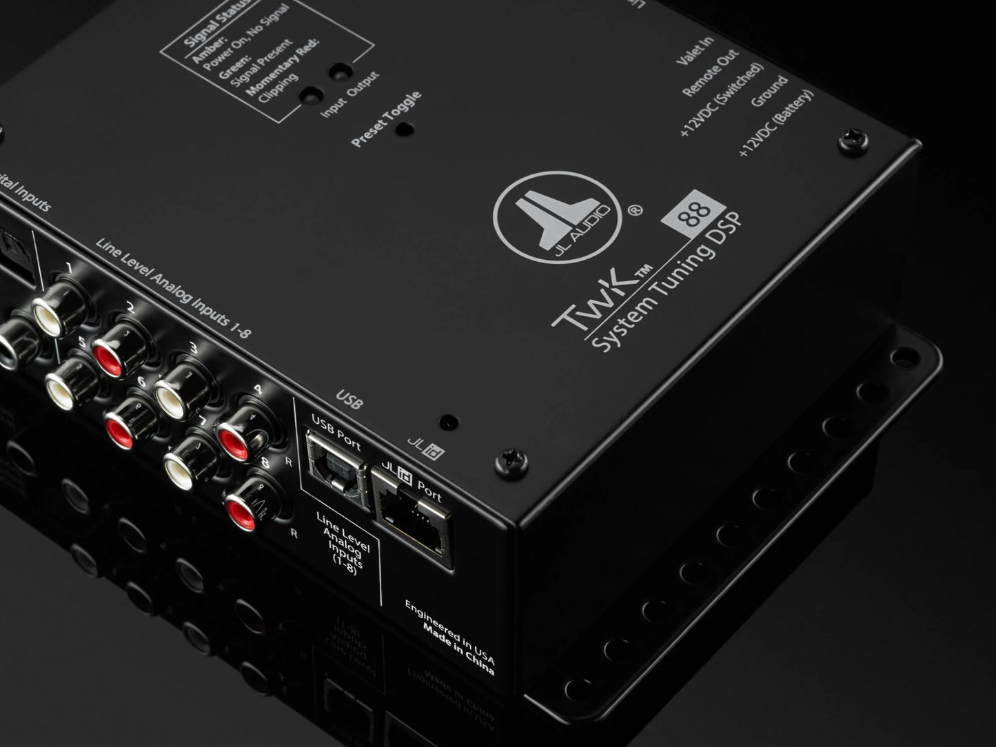 JL Audio TwK-88 System Tuning DSP controlled by TüN software, 8-ch. Analog & Digital Inputs / 8-ch. Analog Outputs