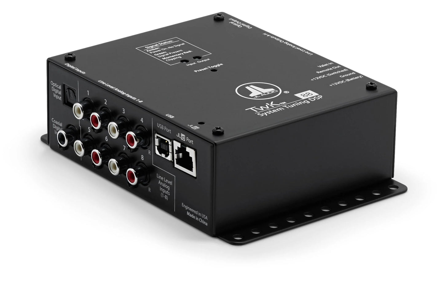 JL Audio TwK-88 System Tuning DSP controlled by TüN software, 8-ch. Analog & Digital Inputs / 8-ch. Analog Outputs