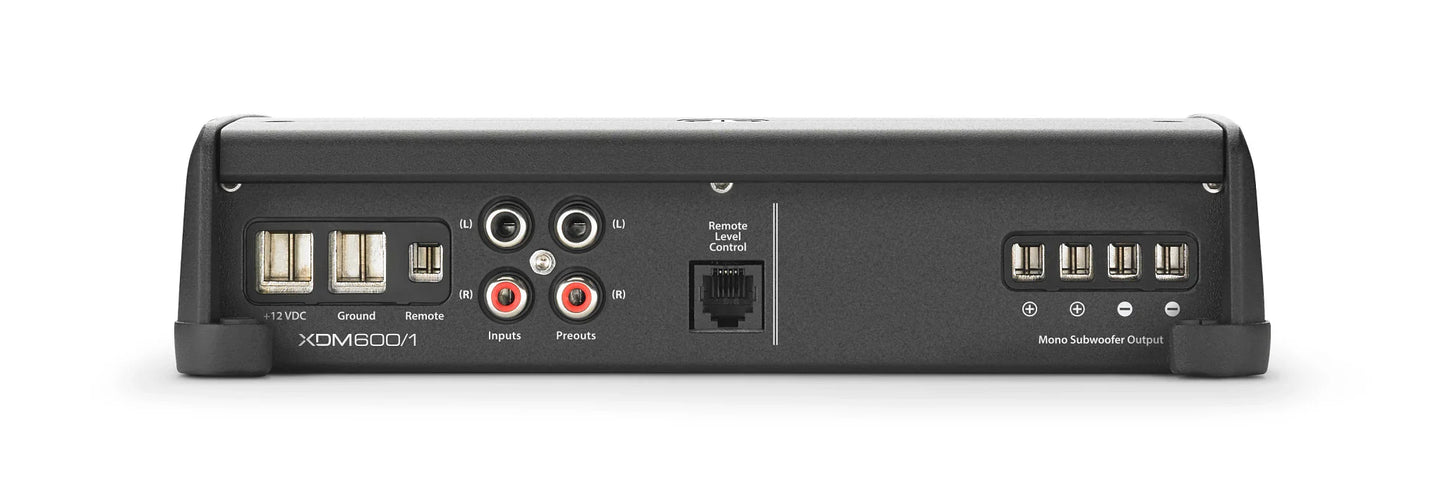 JL Audio XDM600/1 Monoblock, Class D, Car/Marine Subwoofer Amplifier, 600 W
