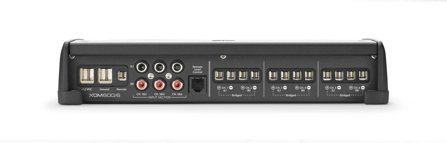 JL Audio XDM600/6 6 Ch. Class D, Full-Range Car/Marine Amplifier, 600 W
