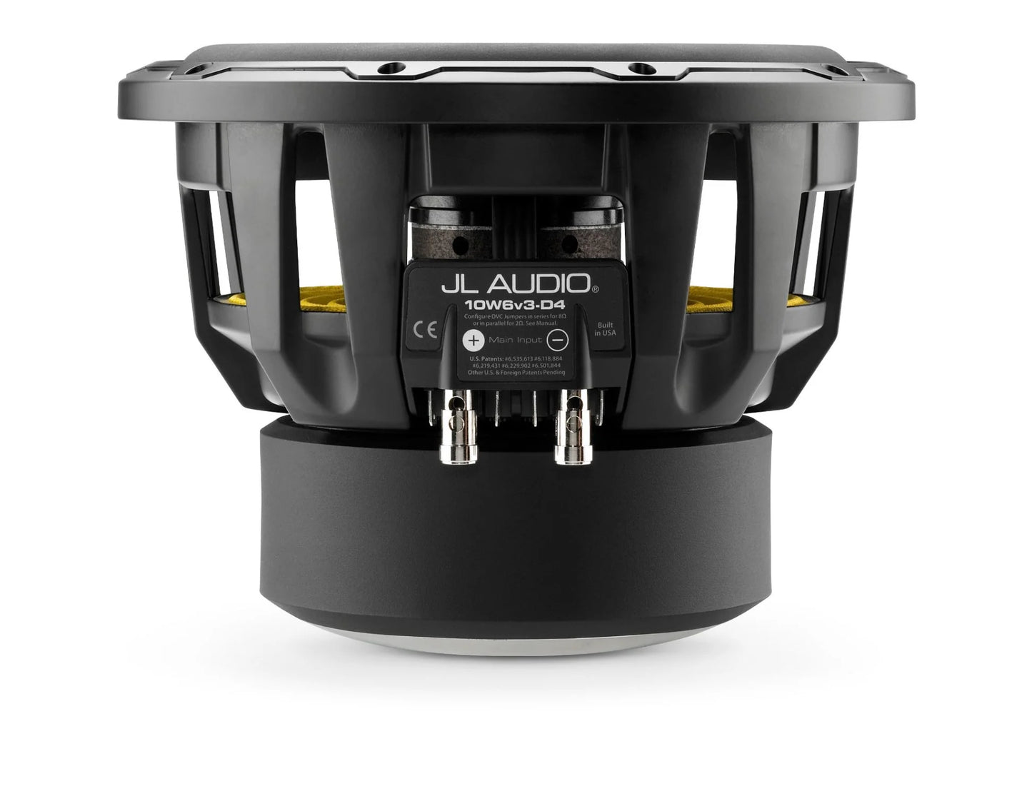 JL Audio 10W6v3-D4 10-inch (250 mm) Subwoofer Driver, Dual 4 Ω