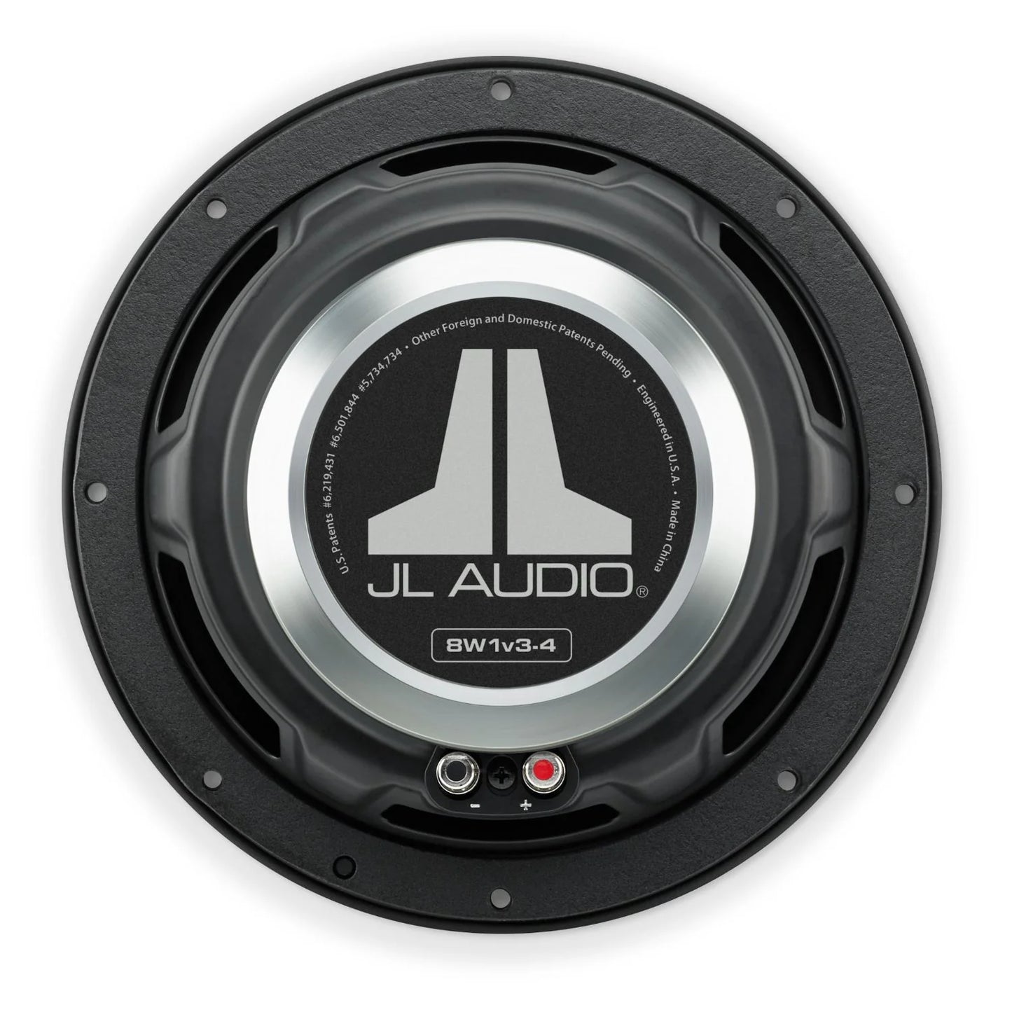 JL Audio 8W1v3-4 8-inch (200 mm) Subwoofer Driver, 4 Ω