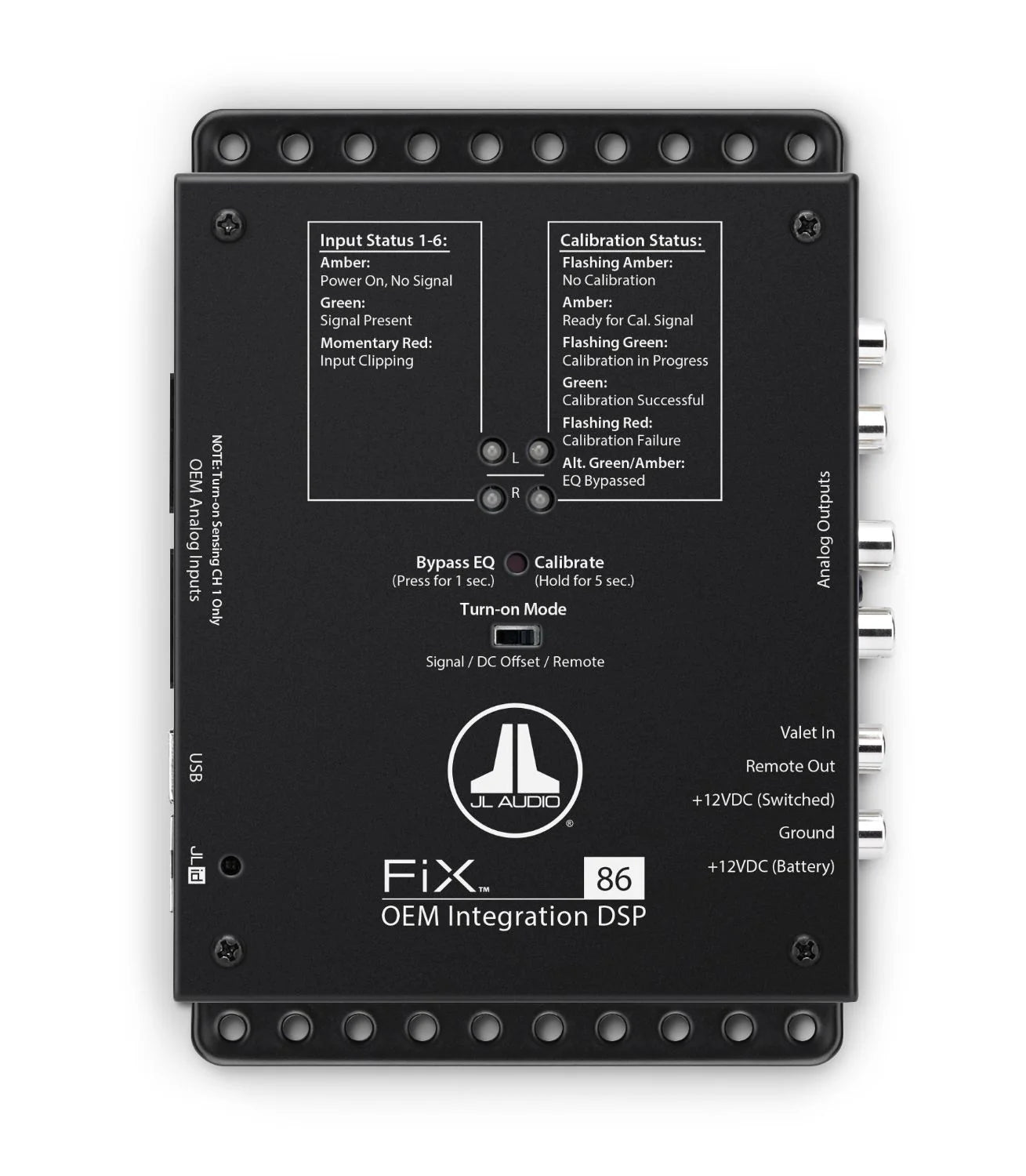 JL Audio FiX-86 OEM Integration DSP with Automatic Time Correction and Digital EQ