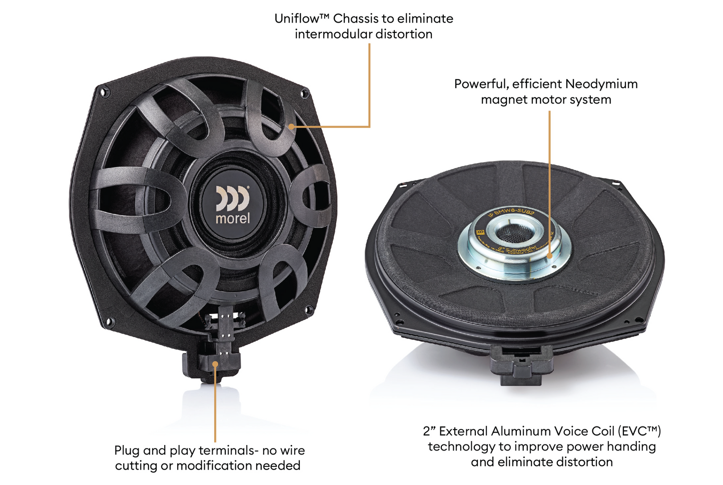 Morel IP BMW SUB 82 8" Subwoofer