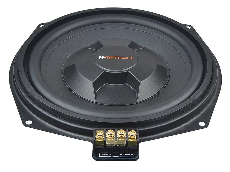 MATCH MW 8BMW-D - 8" PnP Under Seat Flat Subwoofer Pair, BMW & MINI | 2x2Ω