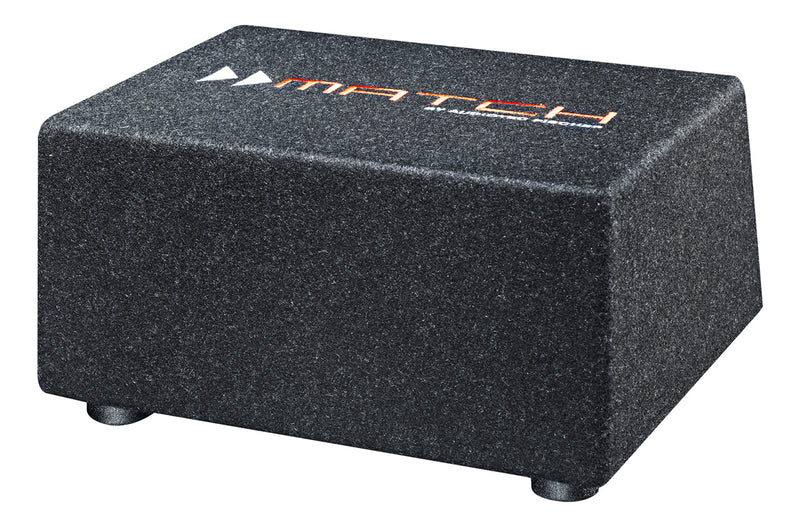 MATCH PP 8E-Q - 8" 200W RMS Vented Subwoofer Box | 4x3Ω