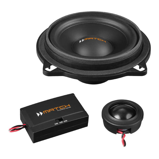 MATCH UP C42BMW-FRT.1 - 4" 2-Way PnP Compo Speaker Set, BMW & MINI Type 1 | 4Ω