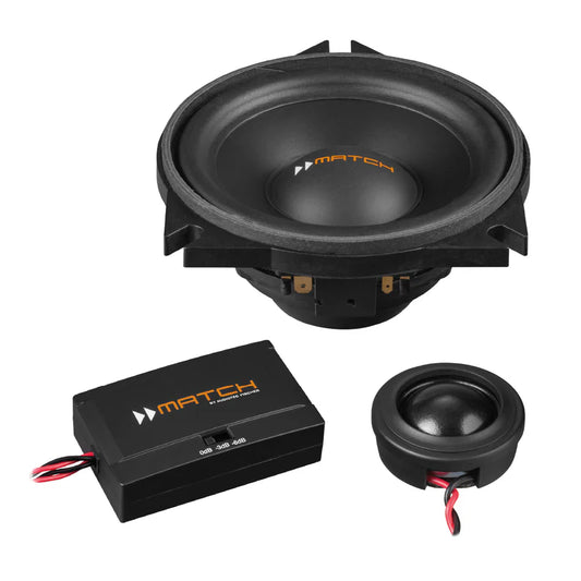 MATCH UP C42BMW-FRT.3 - 4" 2-Way PnP Compo Speaker Set, BMW & MINI Type 3 | 4Ω