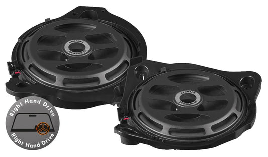 Match UP W8MB-S4 RHD - 8" PnP Footwell Flat Subwoofer Pair, MERCEDES | 4Ω