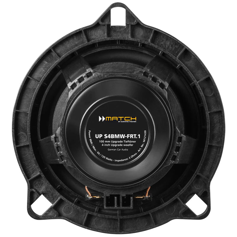 MATCH UP C42BMW-FRT.1 - 4" 2-Way PnP Compo Speaker Set, BMW & MINI Type 1 | 4Ω