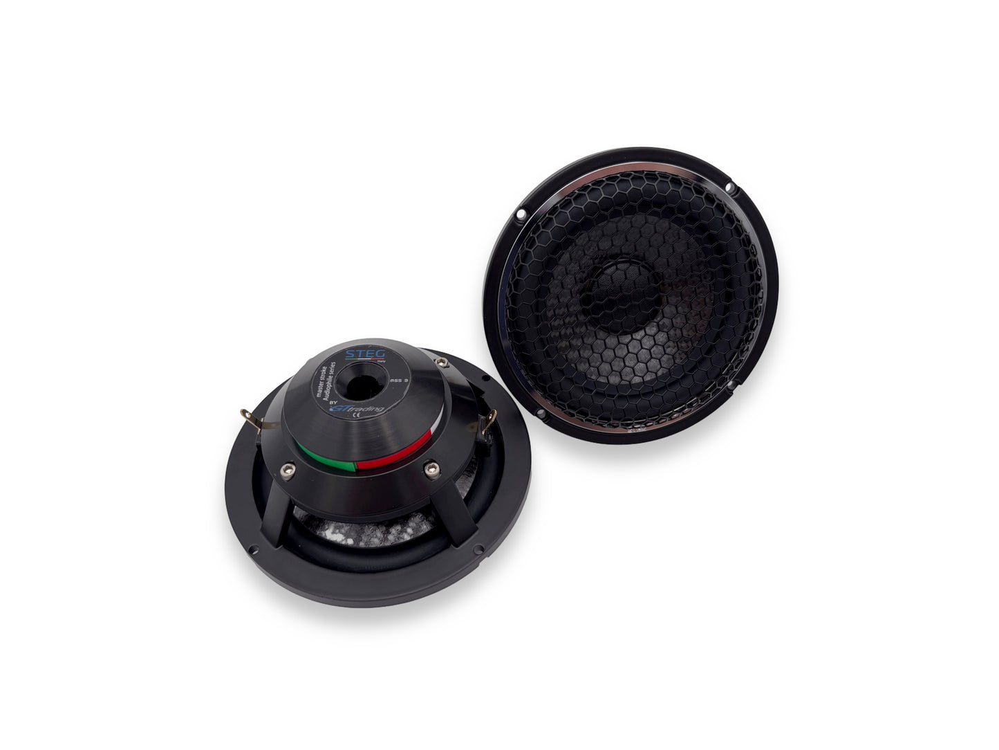 Steg Master Stroke | MSS3 - One-way 4" Car Audio Midrange Set