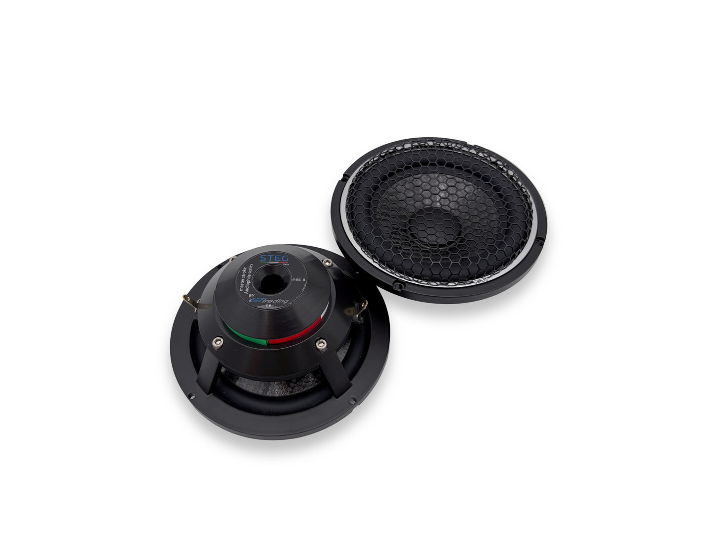 Steg Master Stroke | MSS3 - One-way 4" Car Audio Midrange Set