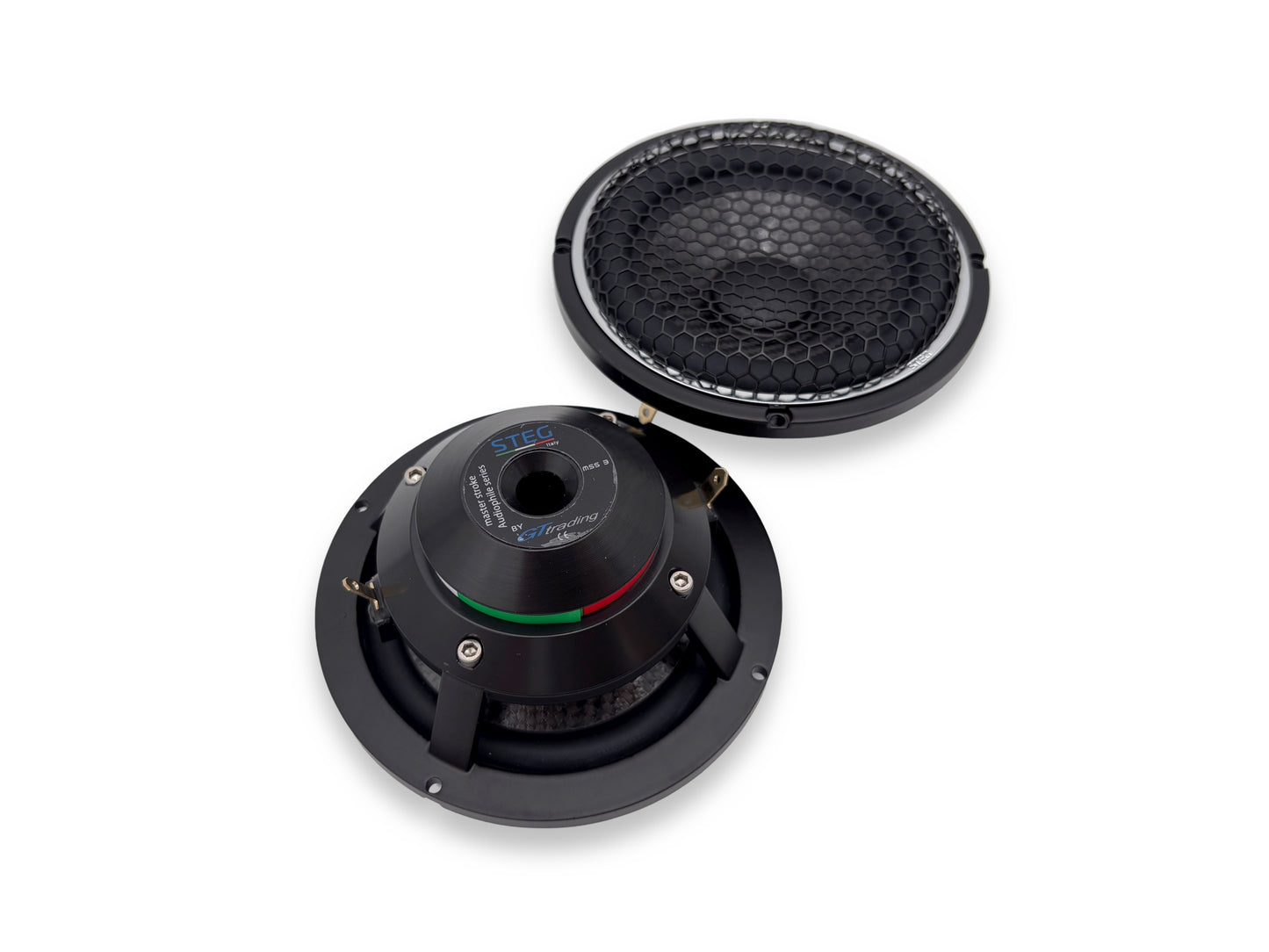 Steg Master Stroke | MSS3 - One-way 4" Car Audio Midrange Set