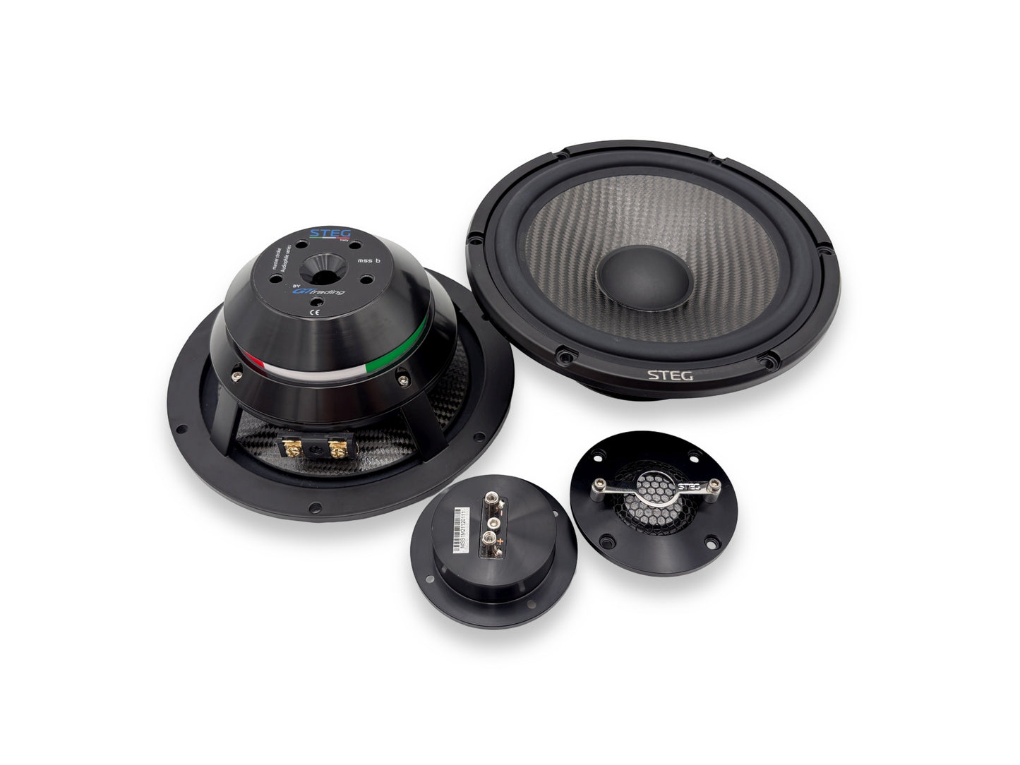Steg Master Stroke | MSS6 / MSS1 - Two-way 6.5" Car Audio Component Speaker Set