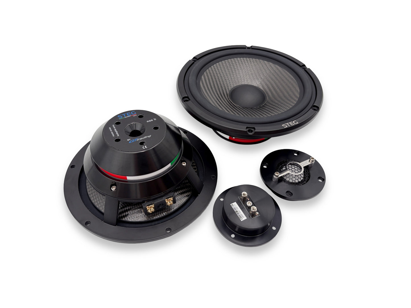 Steg Master Stroke | MSS6 / MSS1 - Two-way 6.5" Car Audio Component Speaker Set