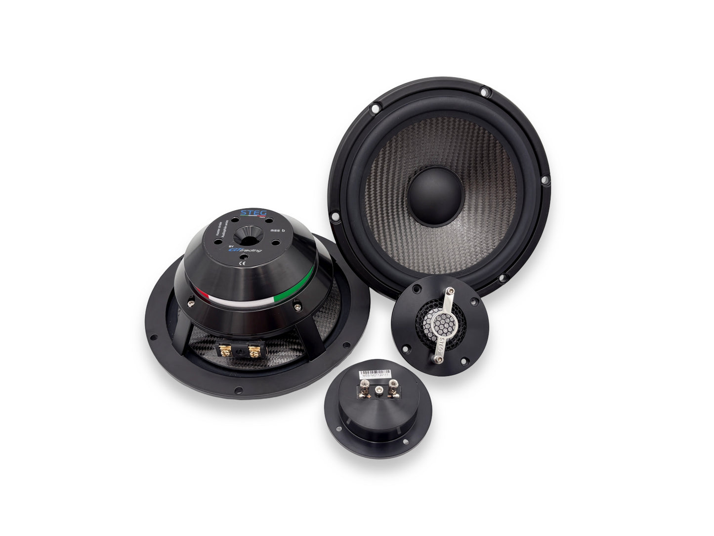 Steg Master Stroke | MSS6 / MSS1 - Two-way 6.5" Car Audio Component Speaker Set