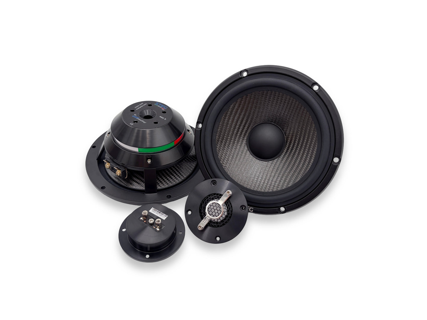 Steg Master Stroke | MSS6 / MSS1 - Two-way 6.5" Car Audio Component Speaker Set