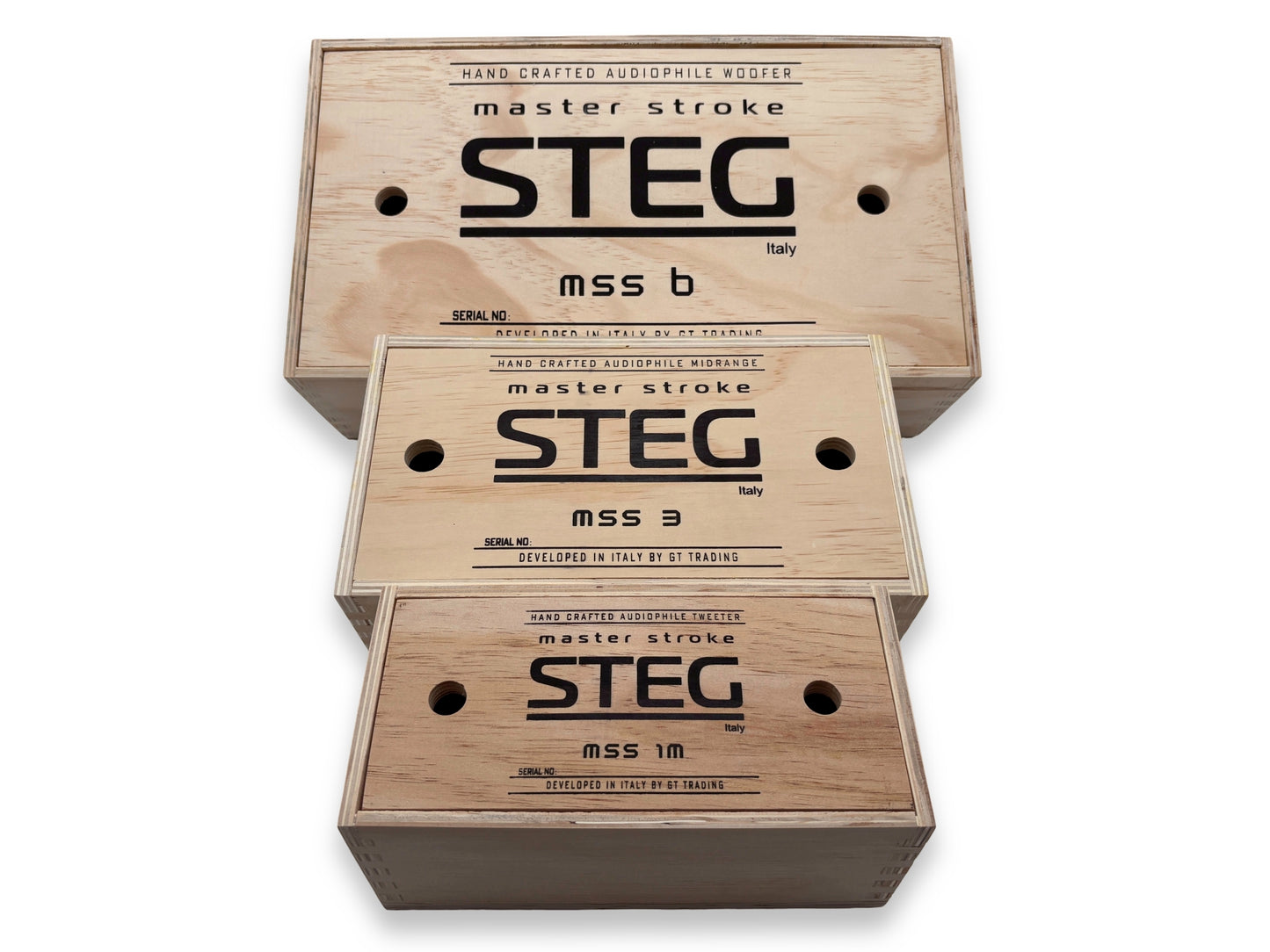 Steg Master Stroke | MSS6 / MSS3 / MSS1 - Three-way 6.5" Car Audio Component Speaker Set