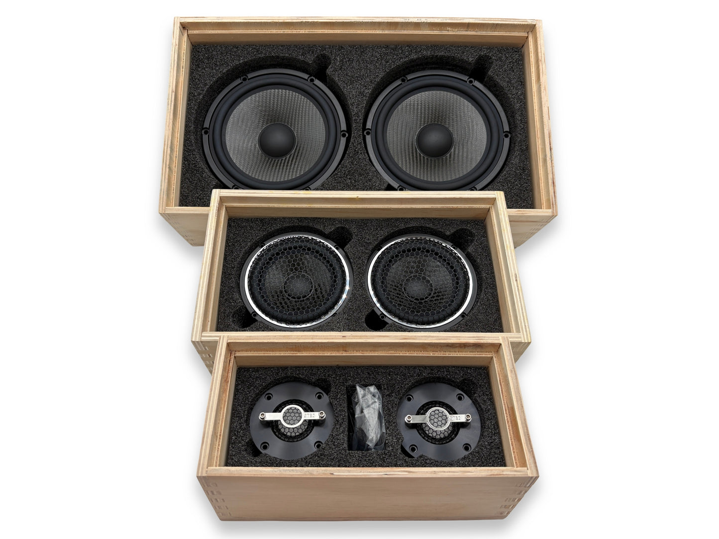 Steg Master Stroke | MSS6 / MSS3 / MSS1 - Three-way 6.5" Car Audio Component Speaker Set
