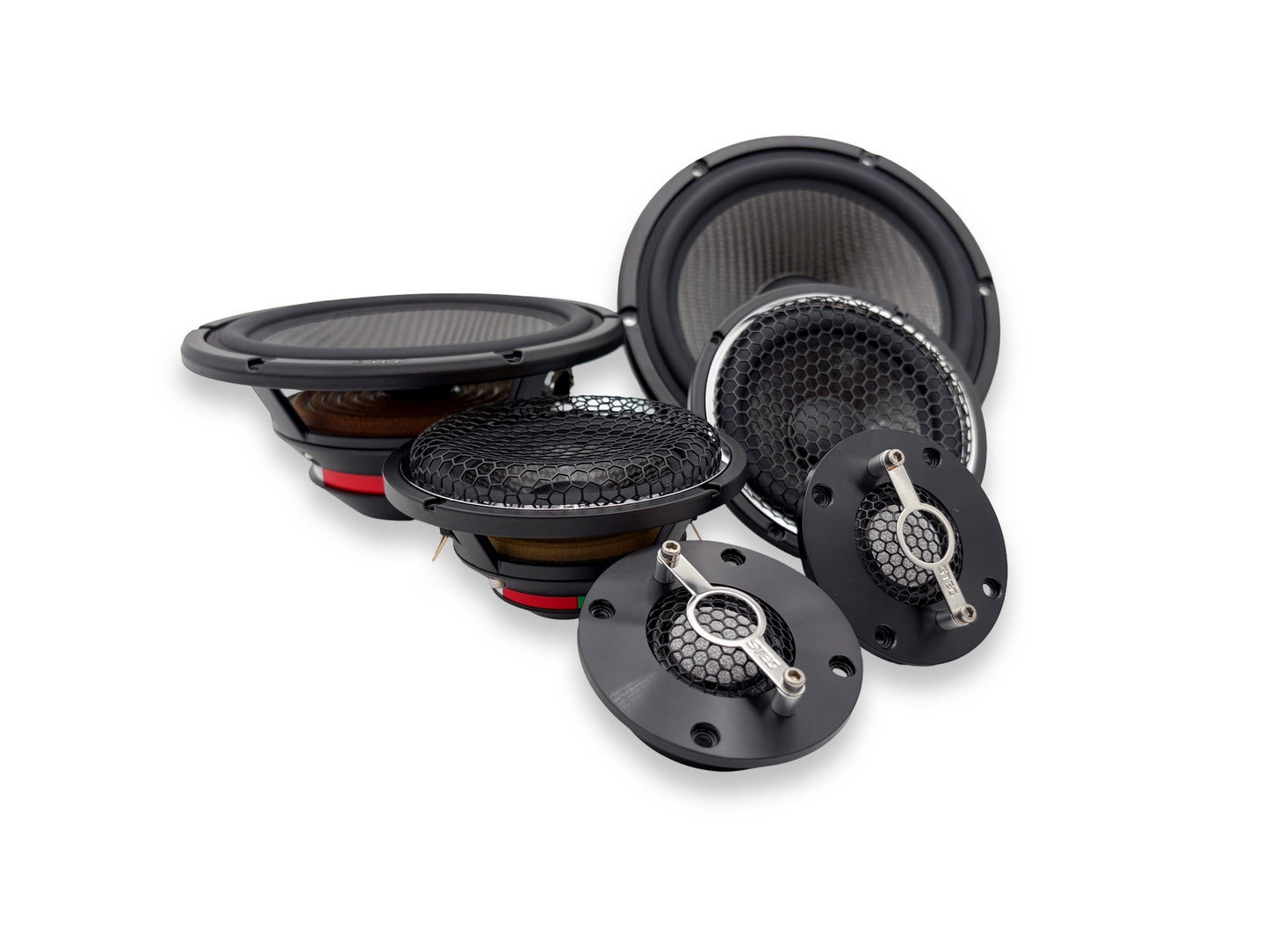 Steg Master Stroke | MSS6 / MSS3 / MSS1 - Three-way 6.5" Car Audio Component Speaker Set