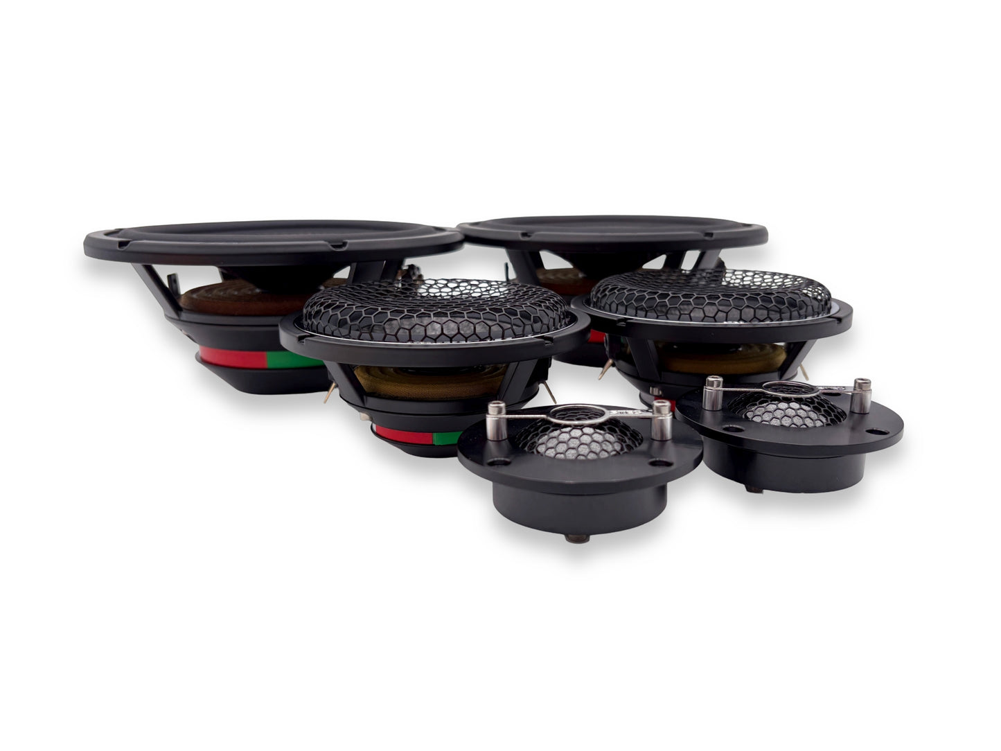 Steg Master Stroke | MSS6 / MSS3 / MSS1 - Three-way 6.5" Car Audio Component Speaker Set