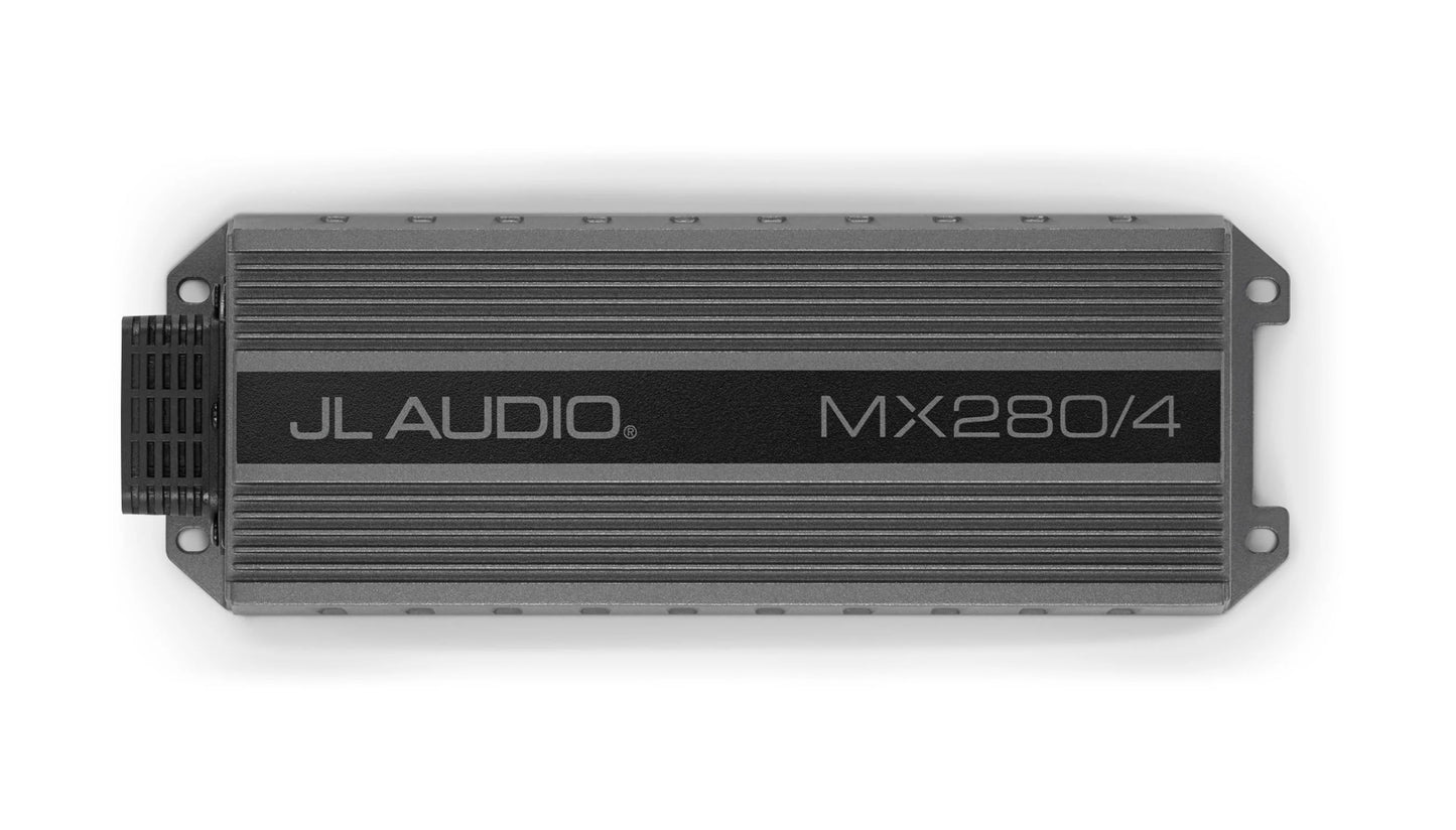 JL Audio MX280/4 4 Ch. Class D Full-Range Amplifier, 280 W