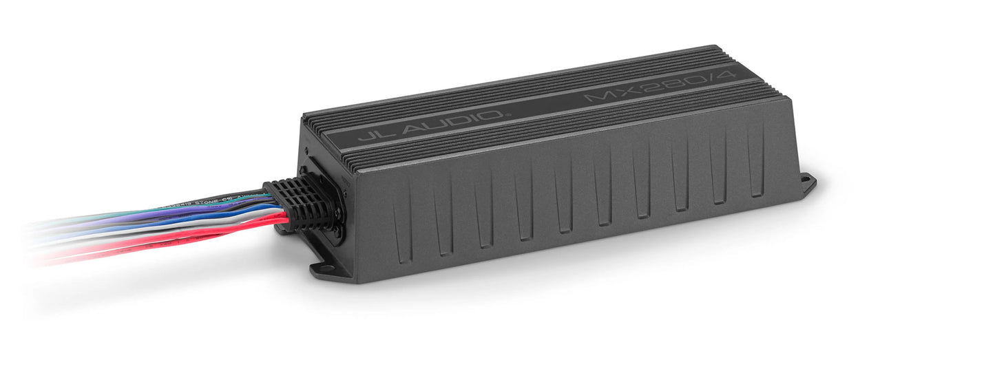 JL Audio MX280/4 4 Ch. Class D Full-Range Amplifier, 280 W