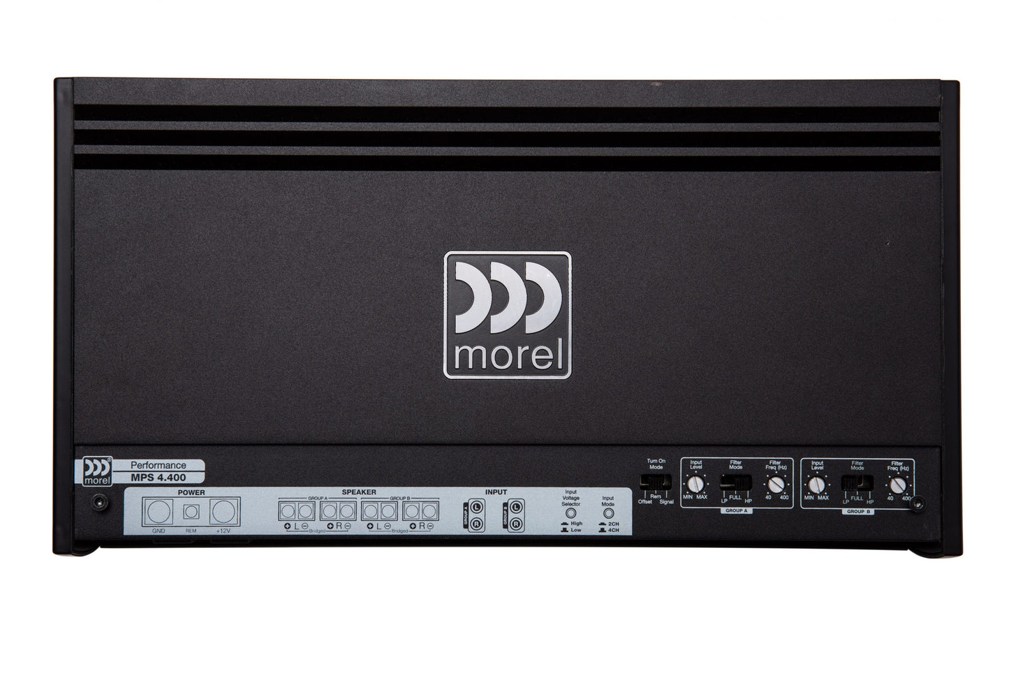 Morel MPS 4.400 Performance Class SQ Series 4CH. Amplifier