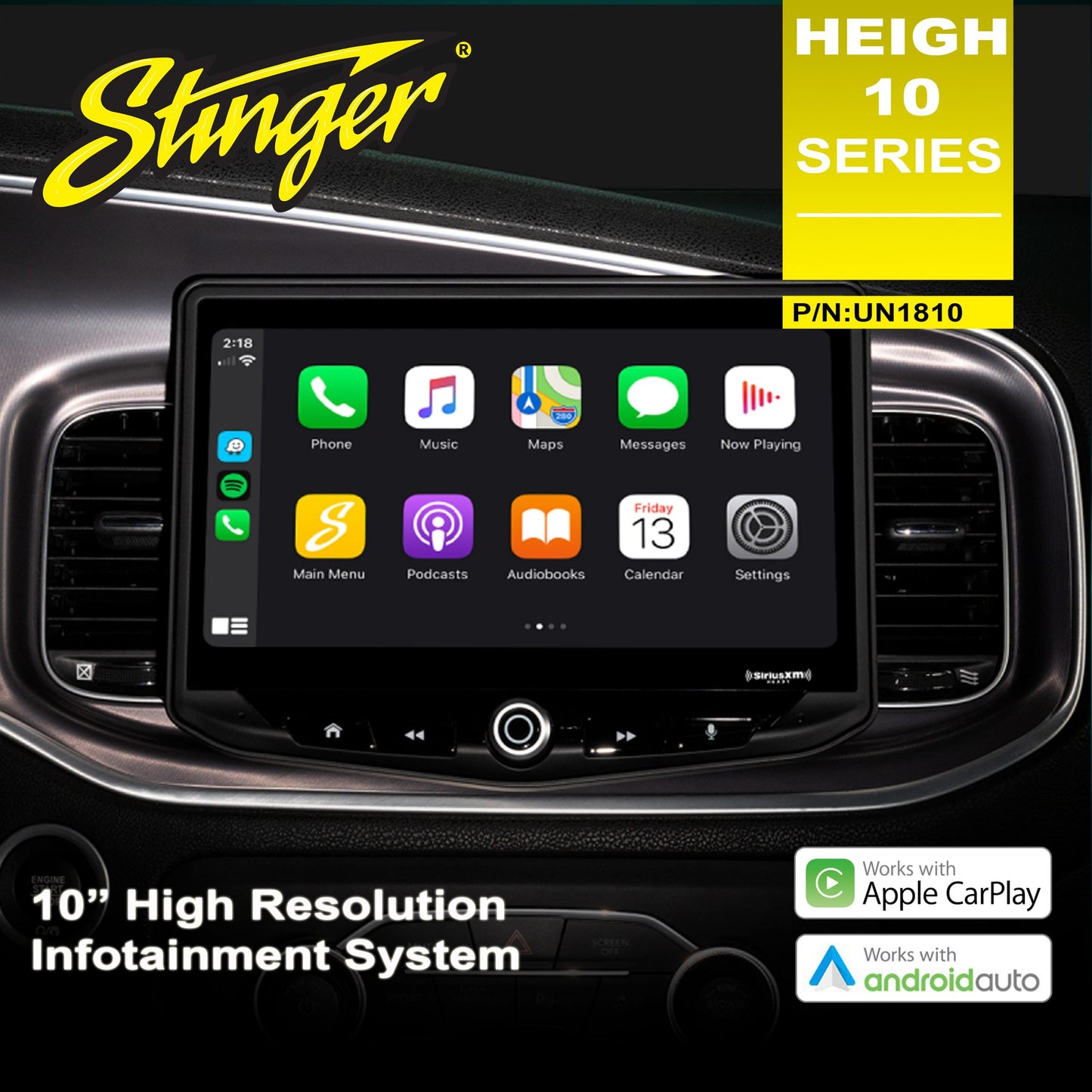 Stinger HEIGH10 10″ Infotainment System