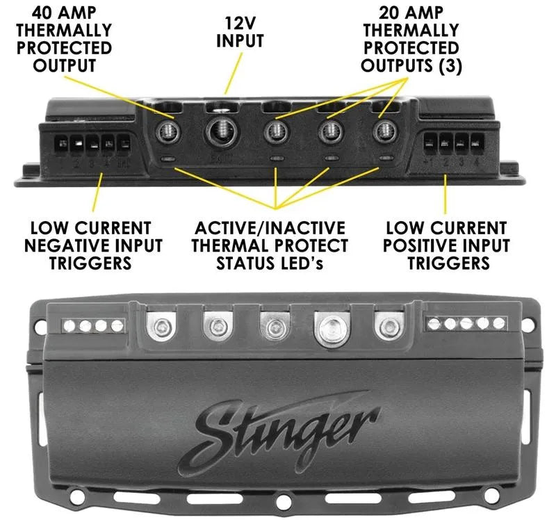 Stinger SwitchHUB 4 Channel Solid State Relay